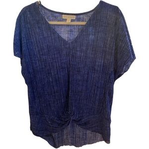 𝅺DANA Buchman blue dressy top size M​